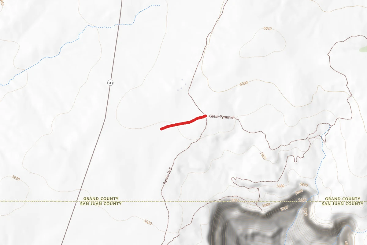 Hi-Ho route map