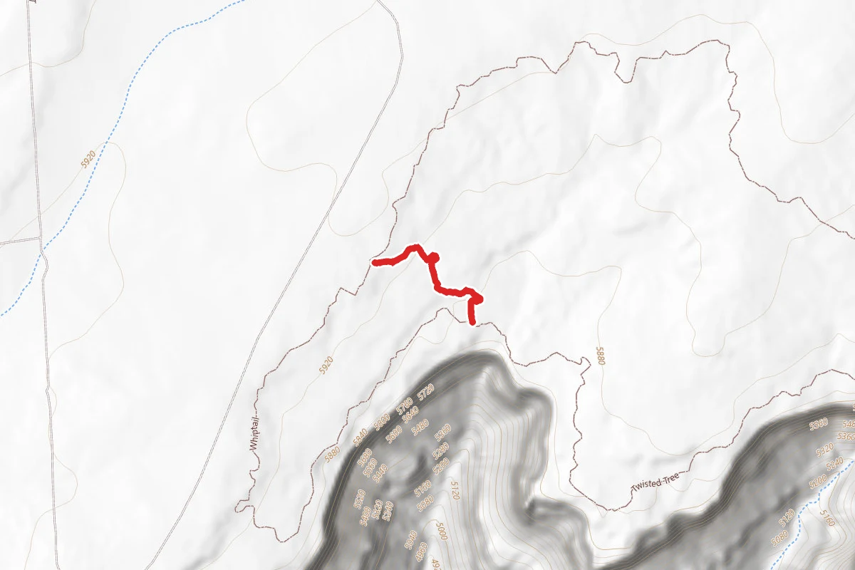 Twisted Tree route map