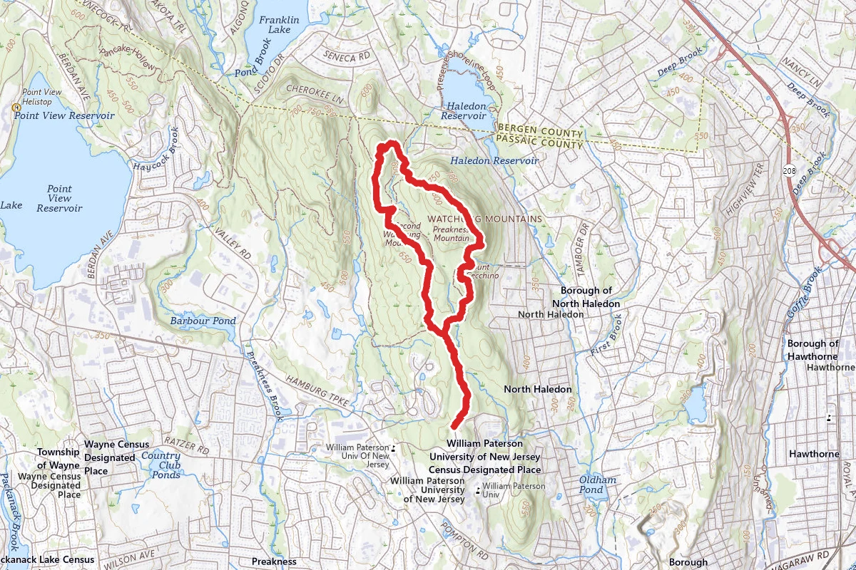 High Mountain Lookout Point and Waterfall Loop