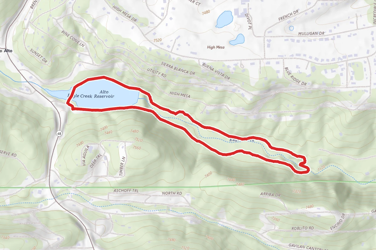 Eagle Creek Trail and Alto Reservoir Loop