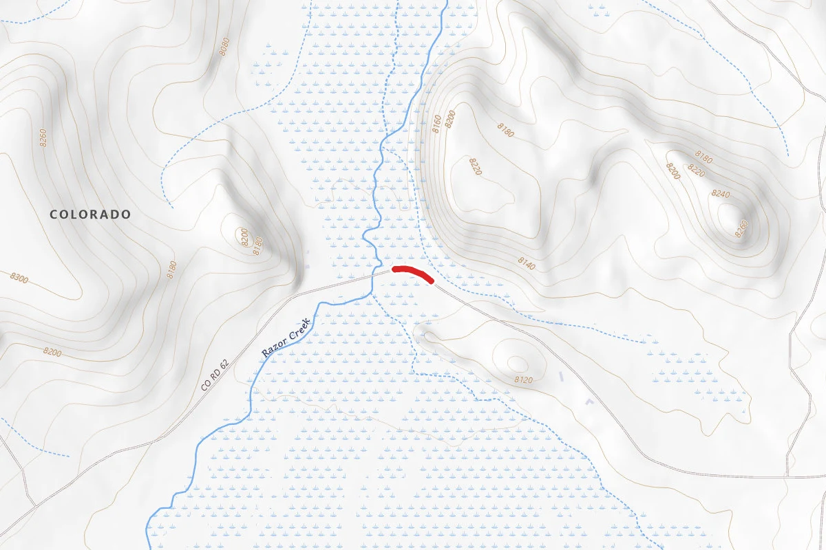Blm Route 3077: Houston Gulch Road