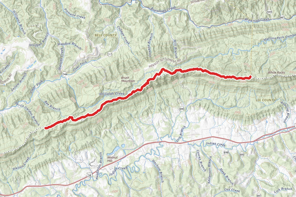 Cumberland Gap National Historical Park Trails