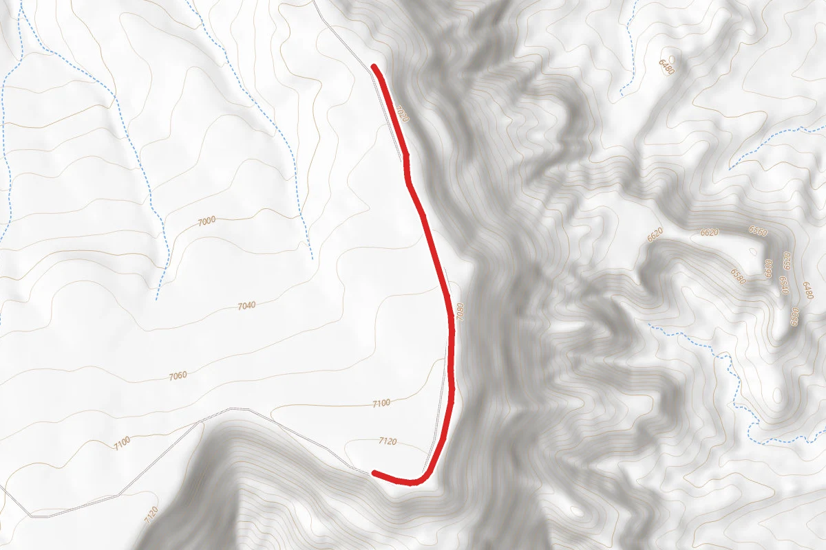 Horse Draw Road route map