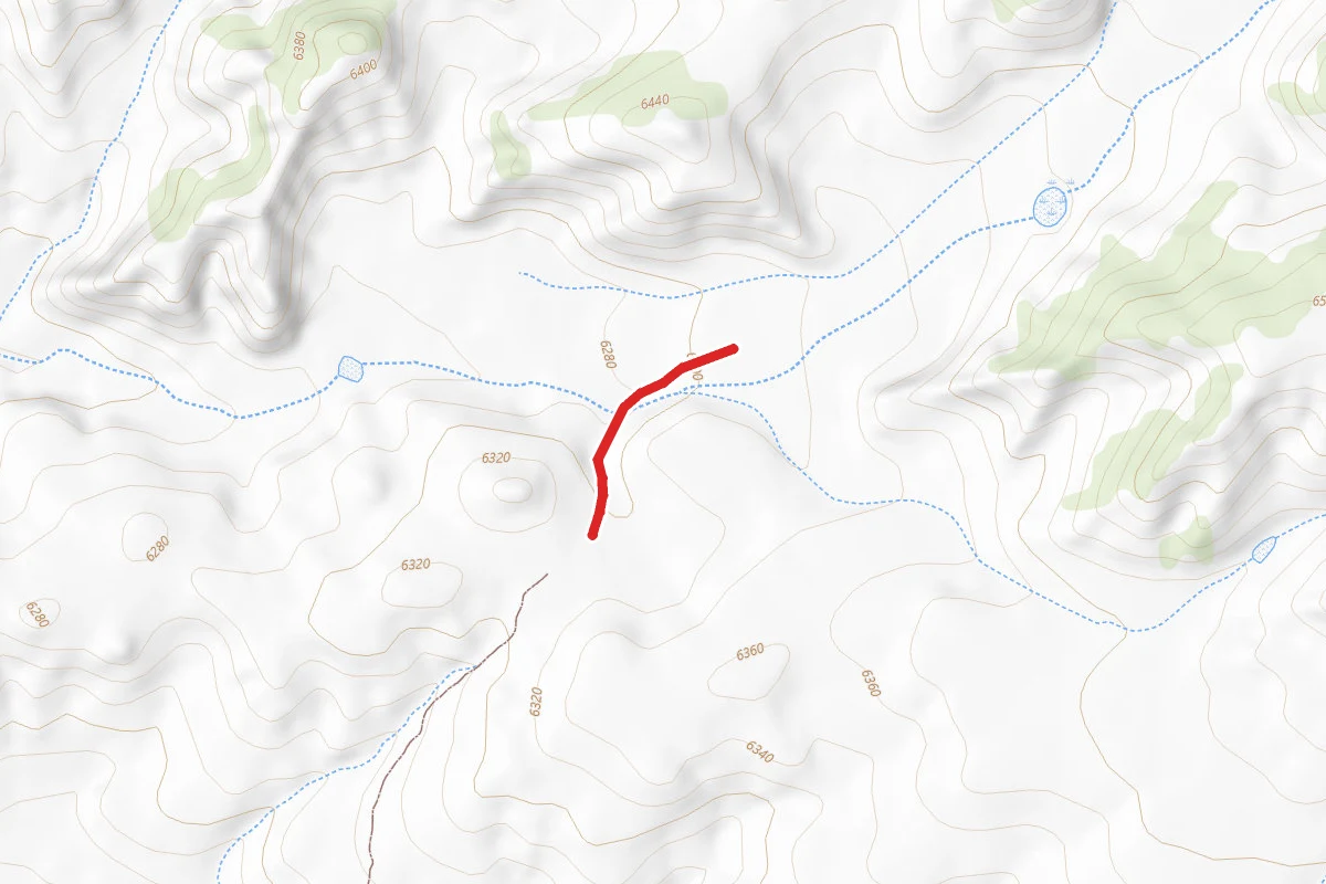 Major Draw Road route map