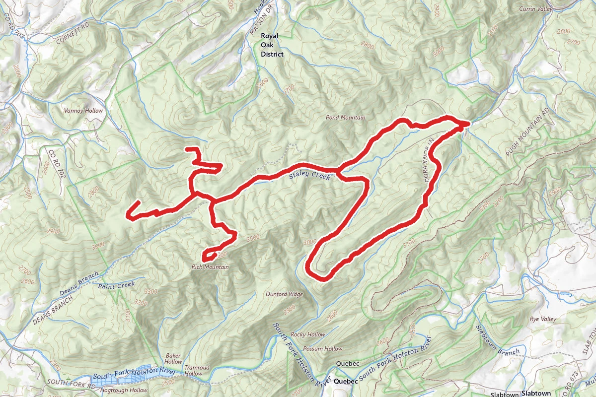 Currin Valley Mtn Bike Trail