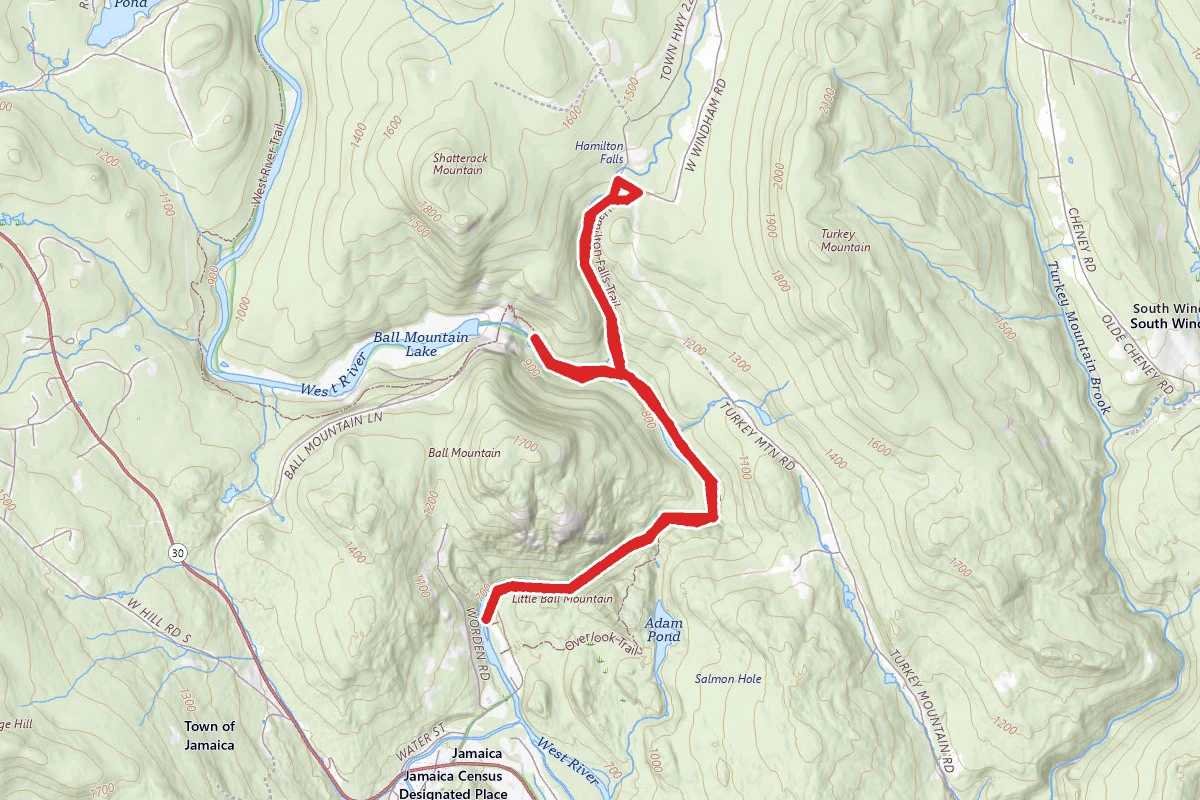 Hamilton Falls Trail