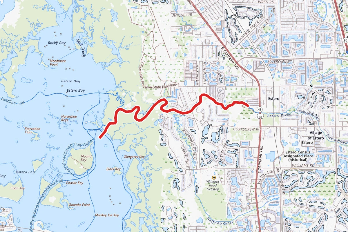 Estero River Canoe Trail