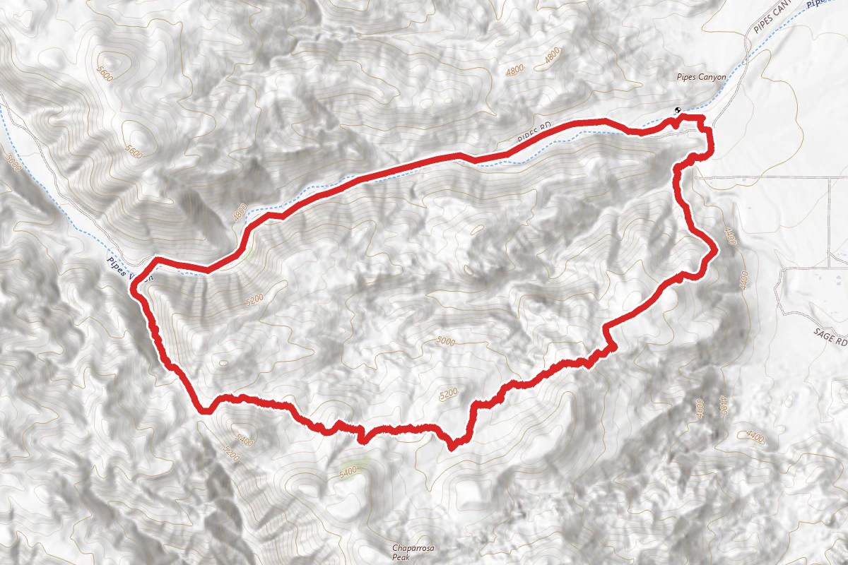 Indian Trail Loop at Pipe's Canyon