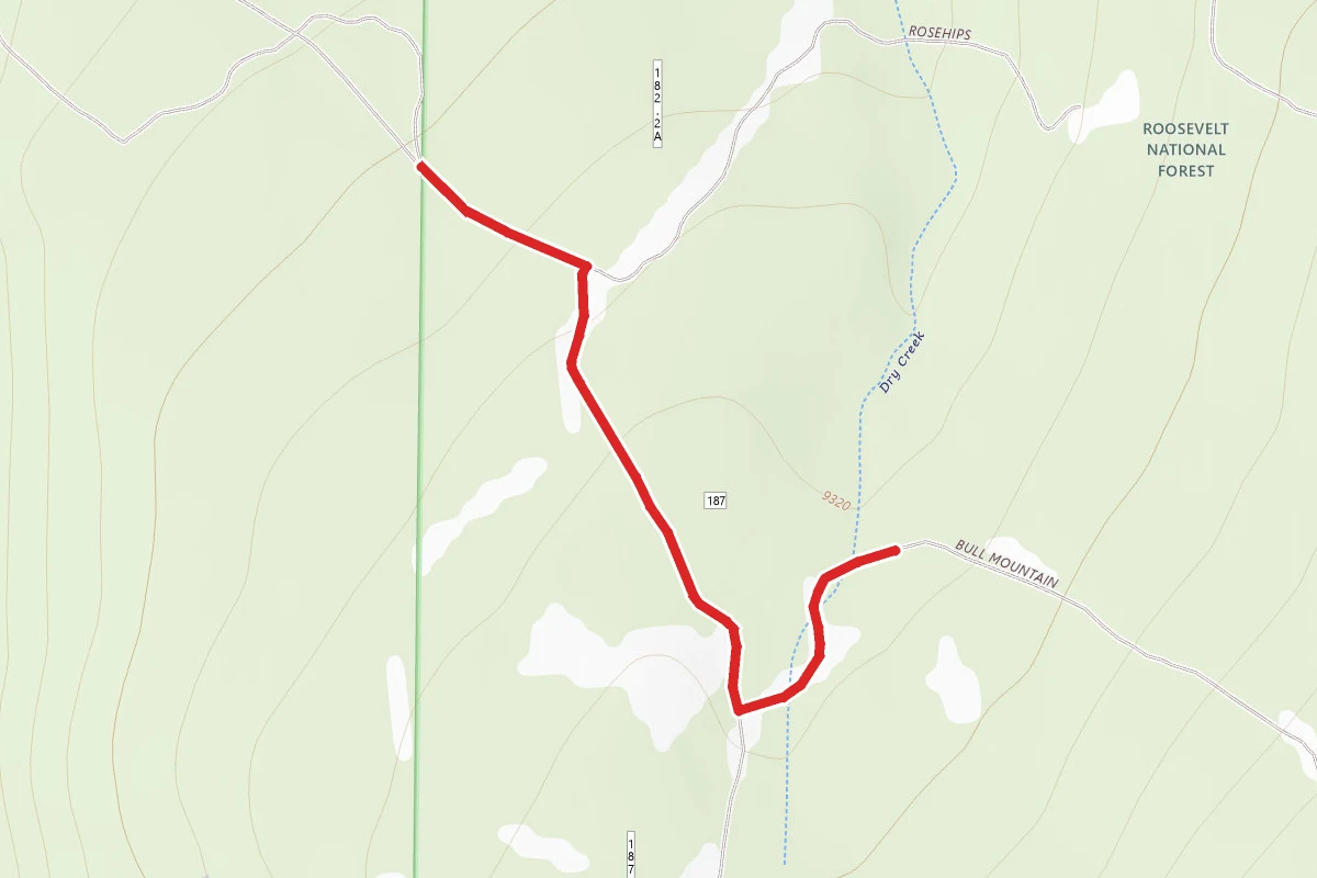 Bull Mountain Road route map