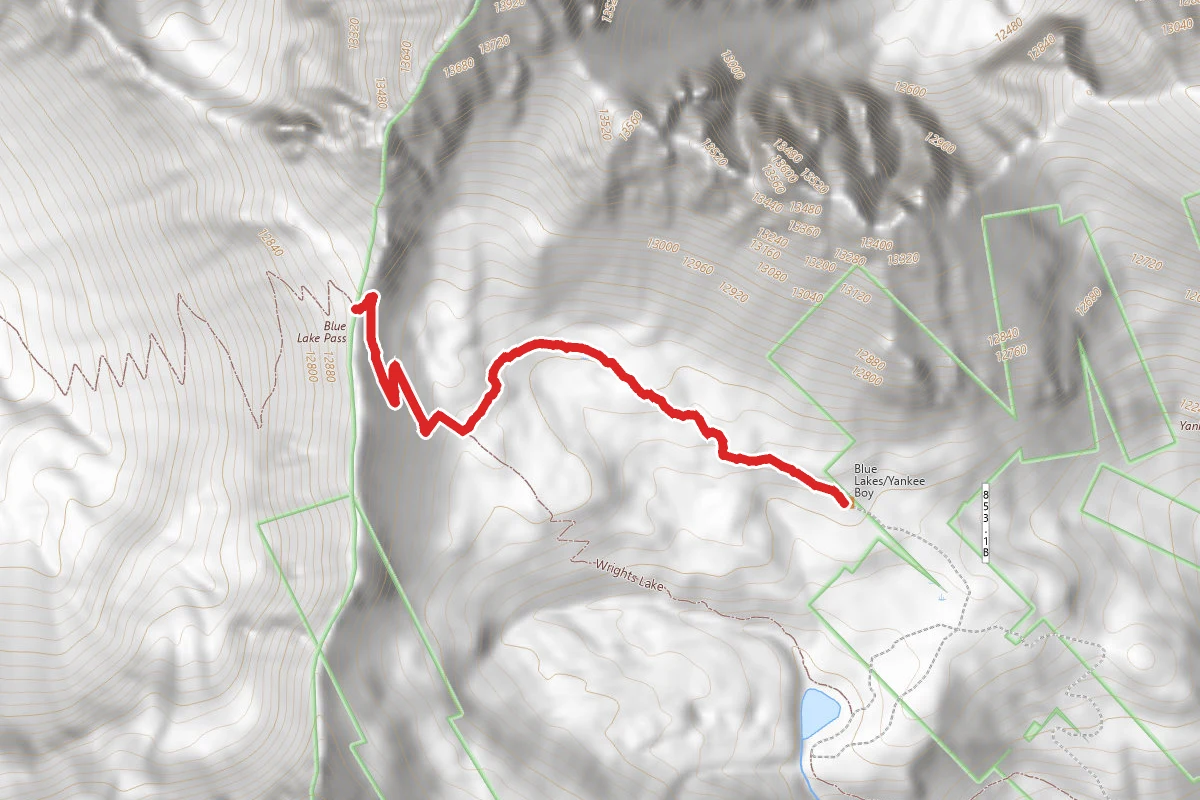 Blue Lakes Trail