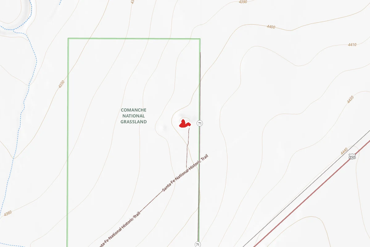 Sierra Vista Overlook Trail route map