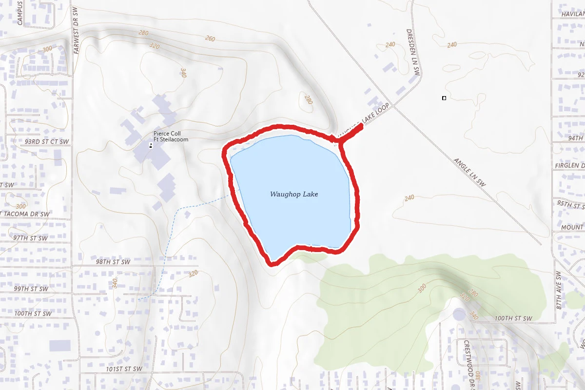 Waughop Lake Loop