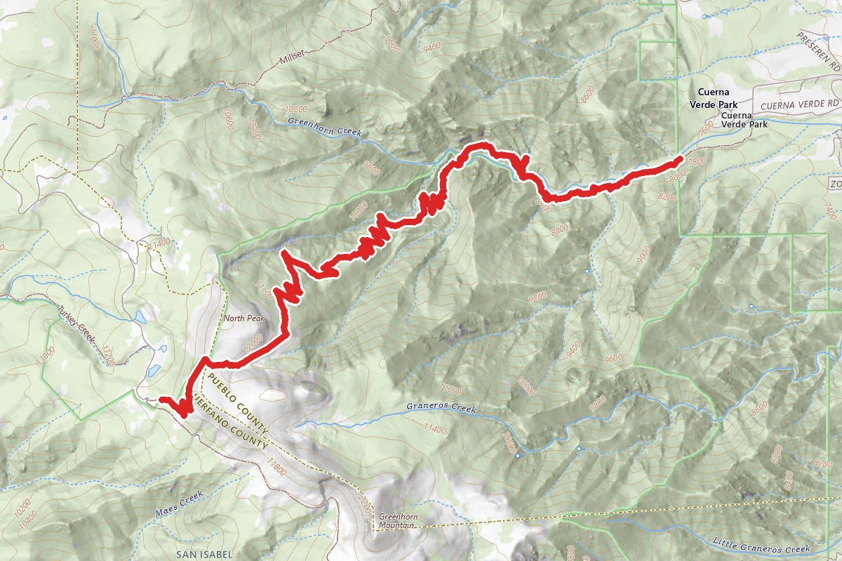 Greenhorn Trail