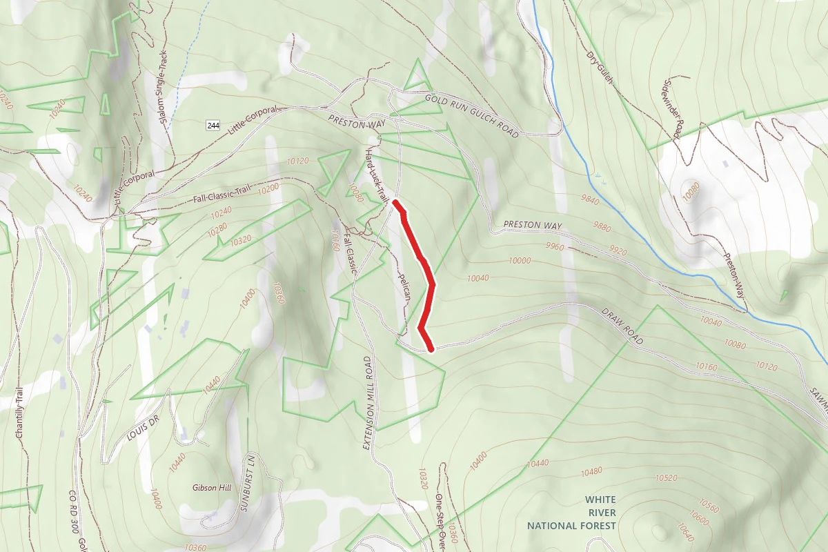 Last Chance Trail route map