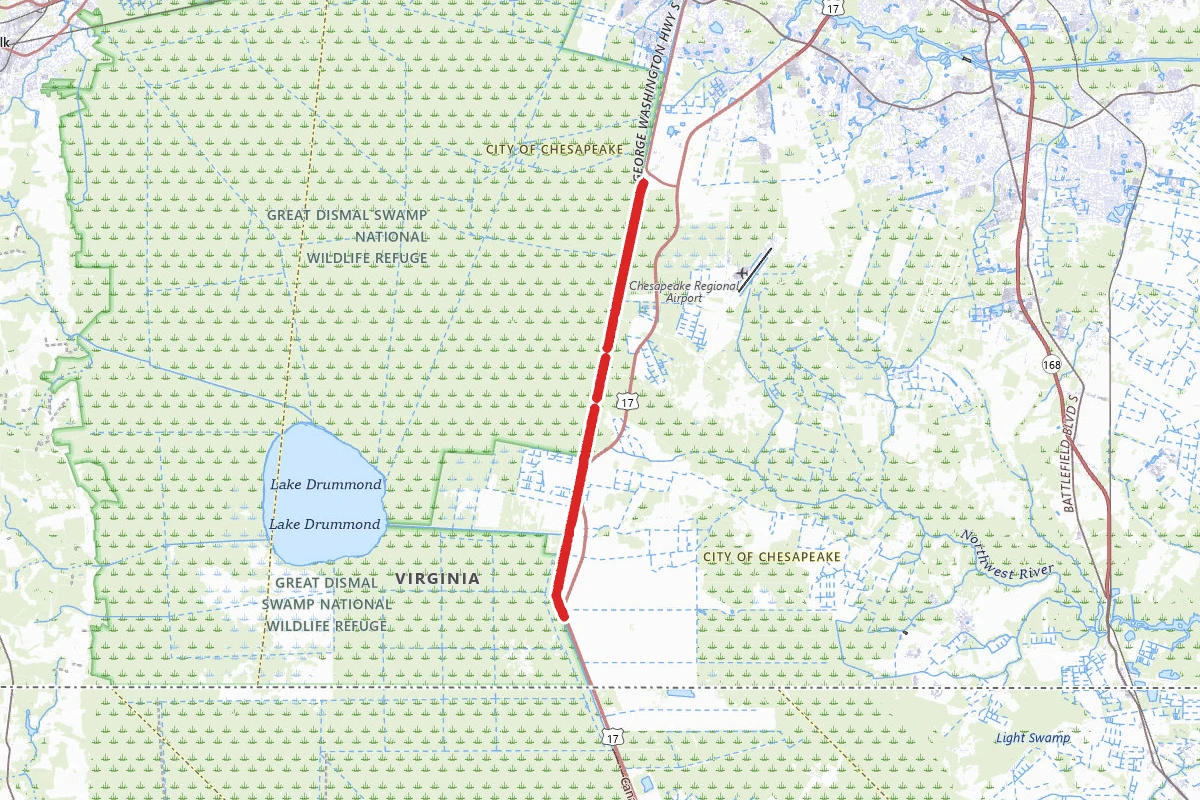Dismal Swamp Canal Trail