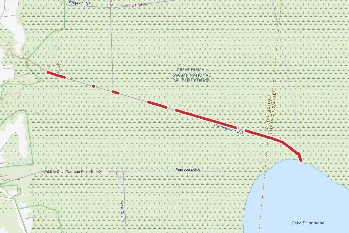 Dismal Swamp Nwr Trails