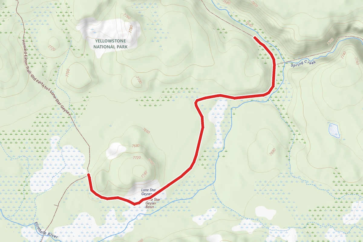 Lone Star Geyser Trail
