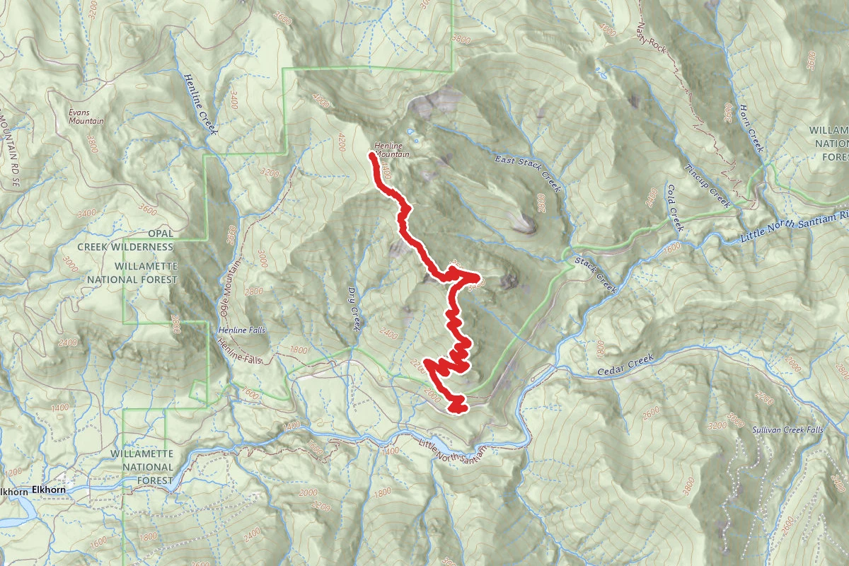 Henline Mountain Trail