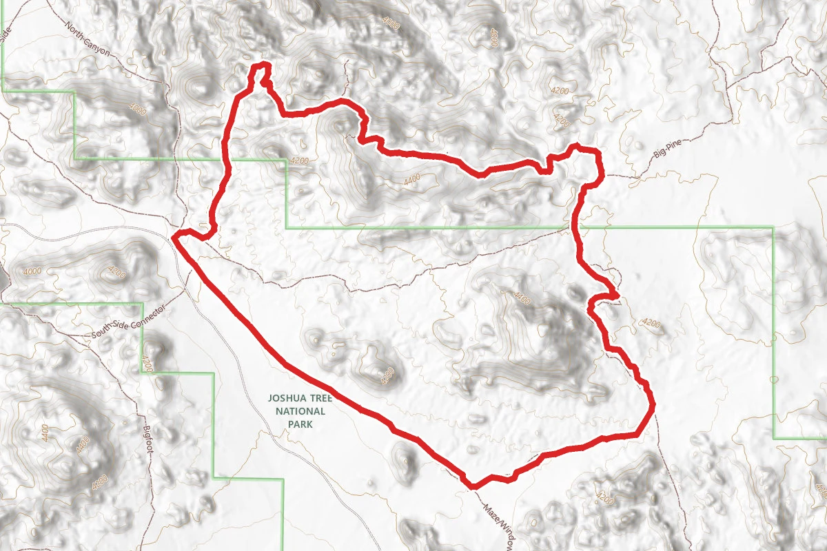 North View and Maze Trails
