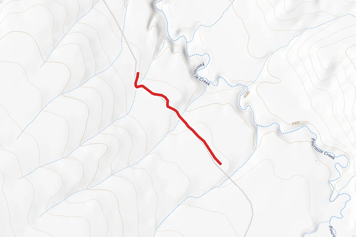 Mud Springs Loop route map
