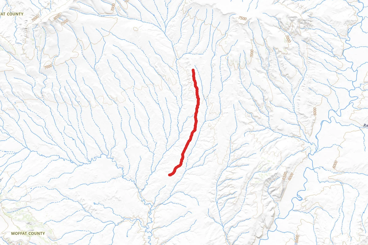 Upper Yellowcat Wash Road