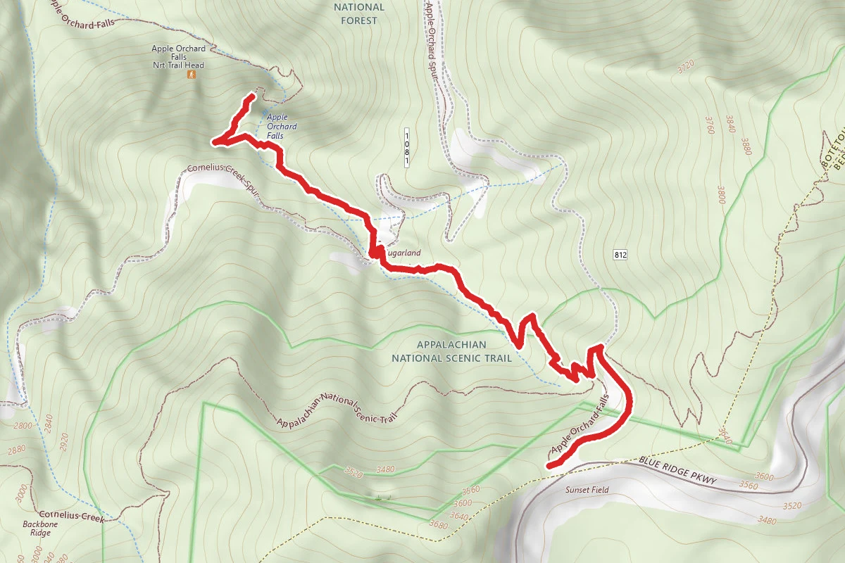 Apple Orchard Falls Trail
