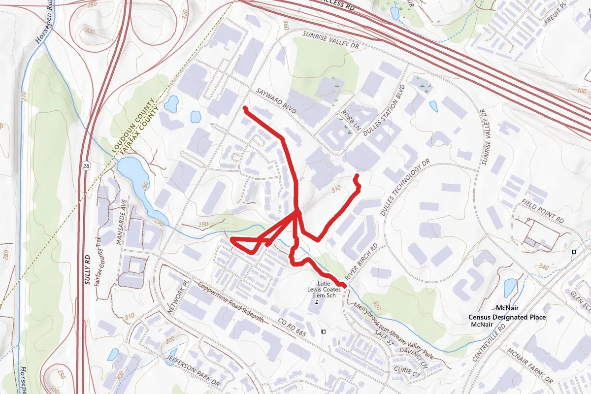 Dulles Station Park Trails and Connector