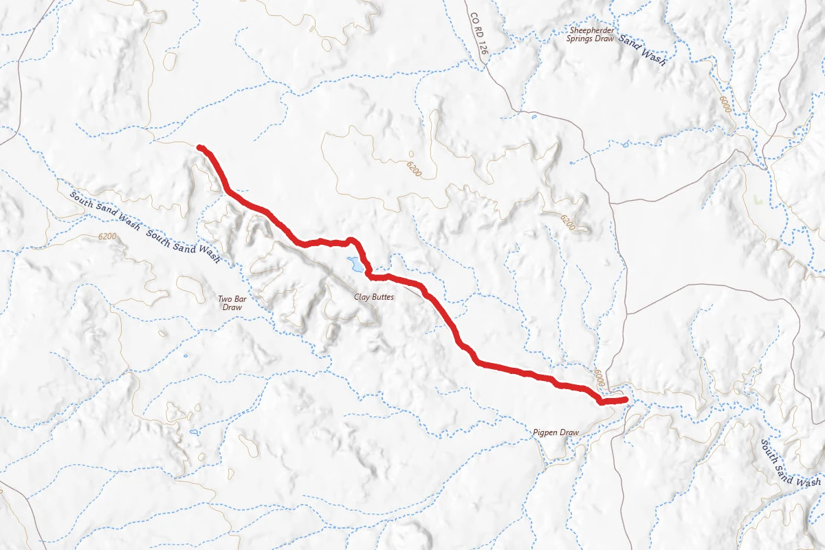Clay Buttes Road