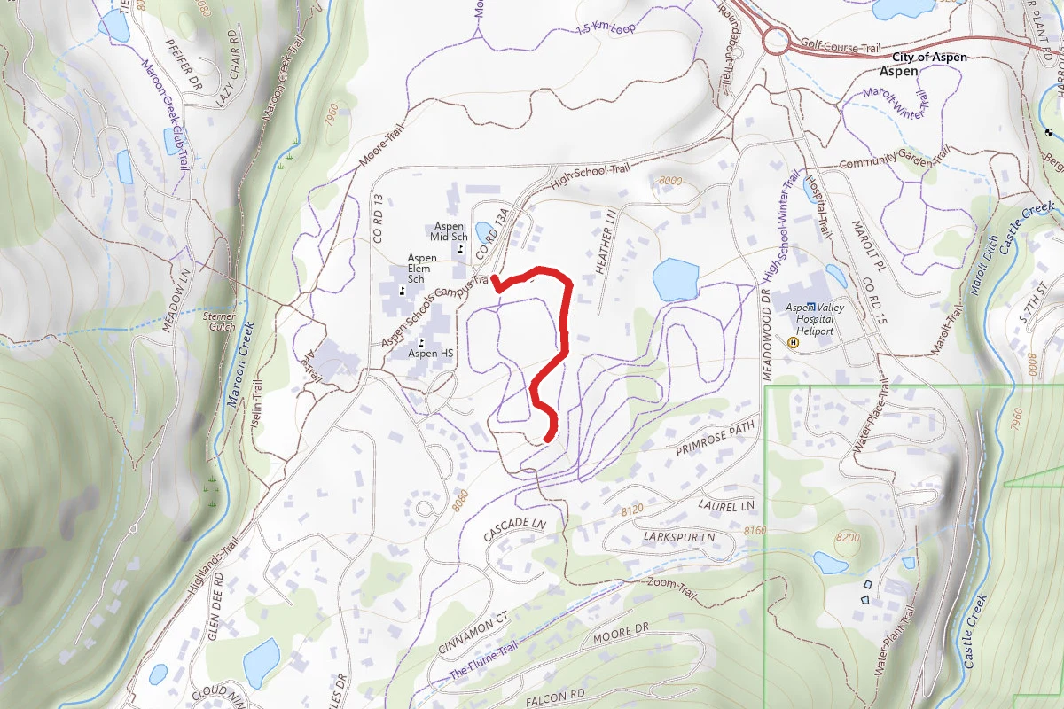 High School Ball Fields Trail