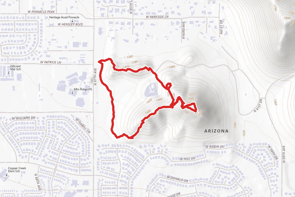 Chuckwalla, Sunrise and Ridgeline Loop
