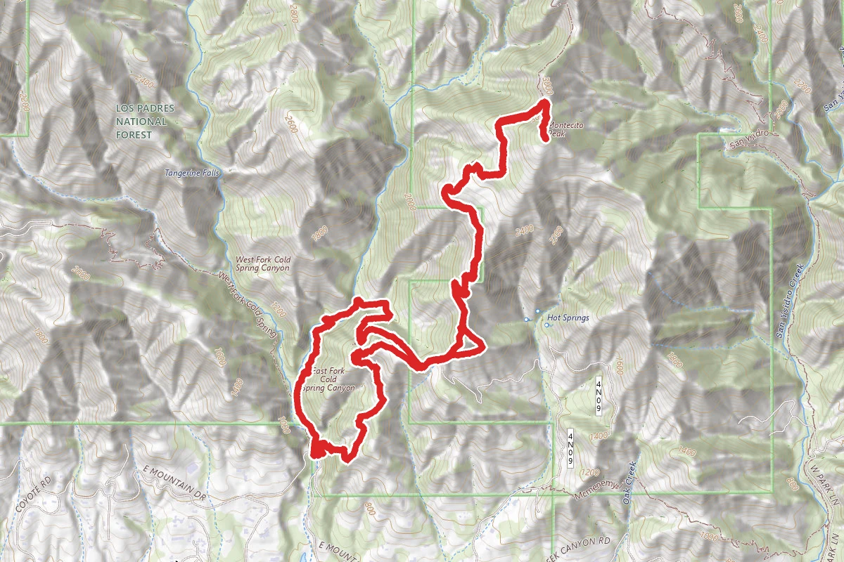 Montecito Peak Trail