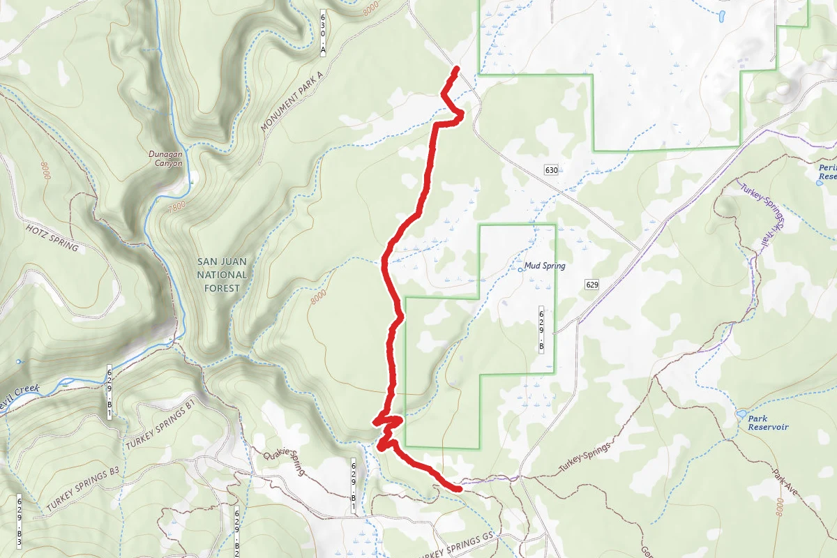 Circle T Atv Trail route map
