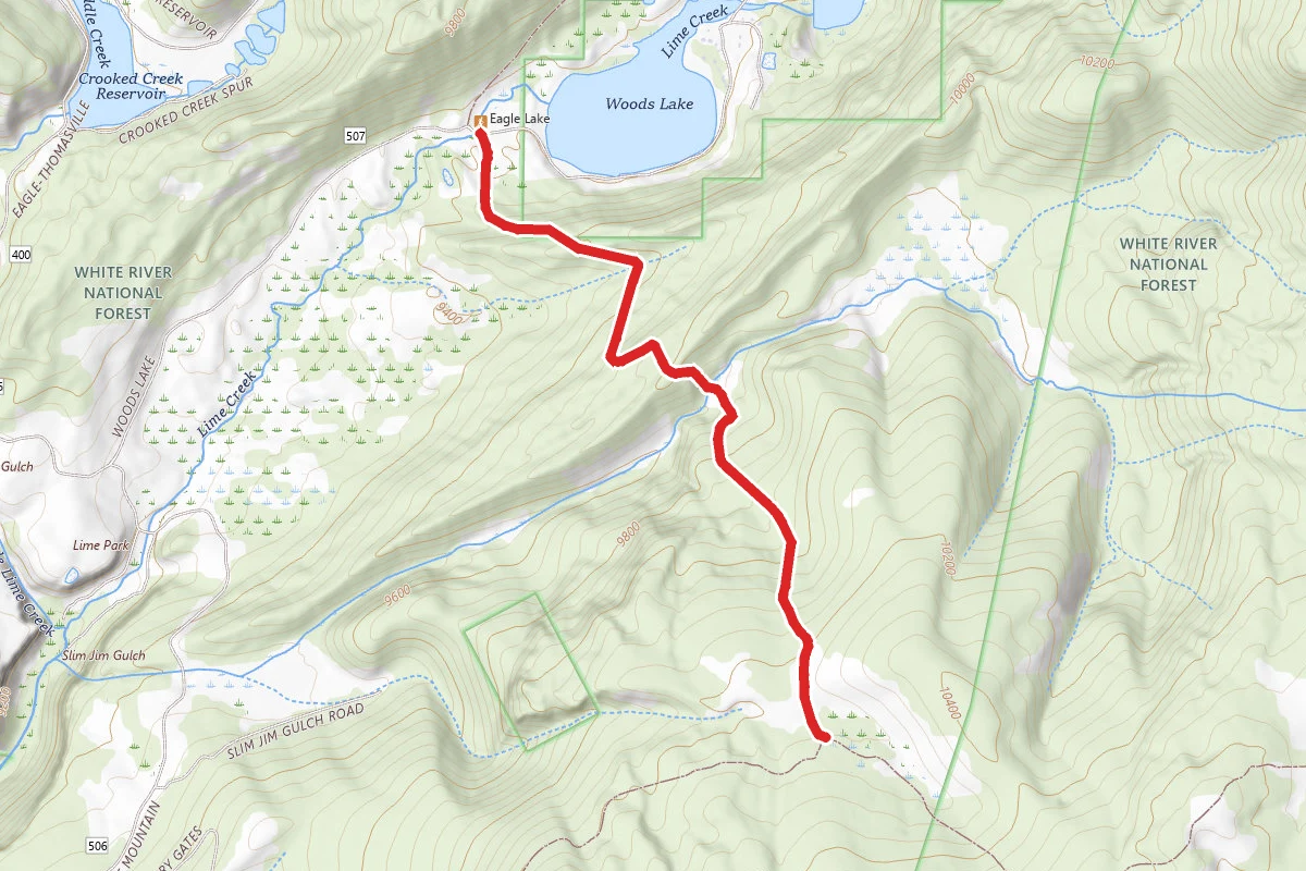 Woods Lake - Slim Jim Trail