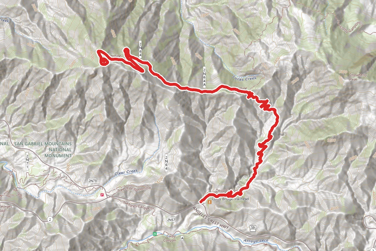 Josephine Peak via Colby Canyon Trail