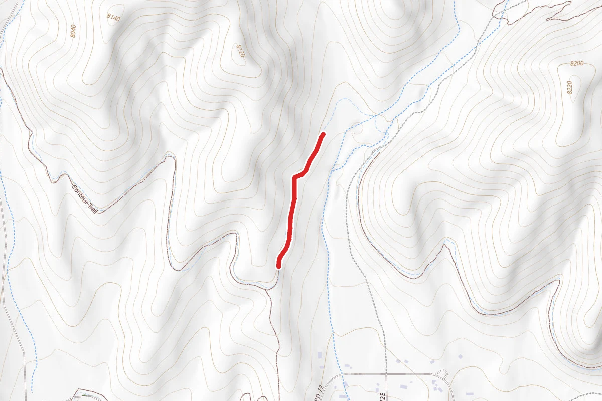 Contour Trail route map