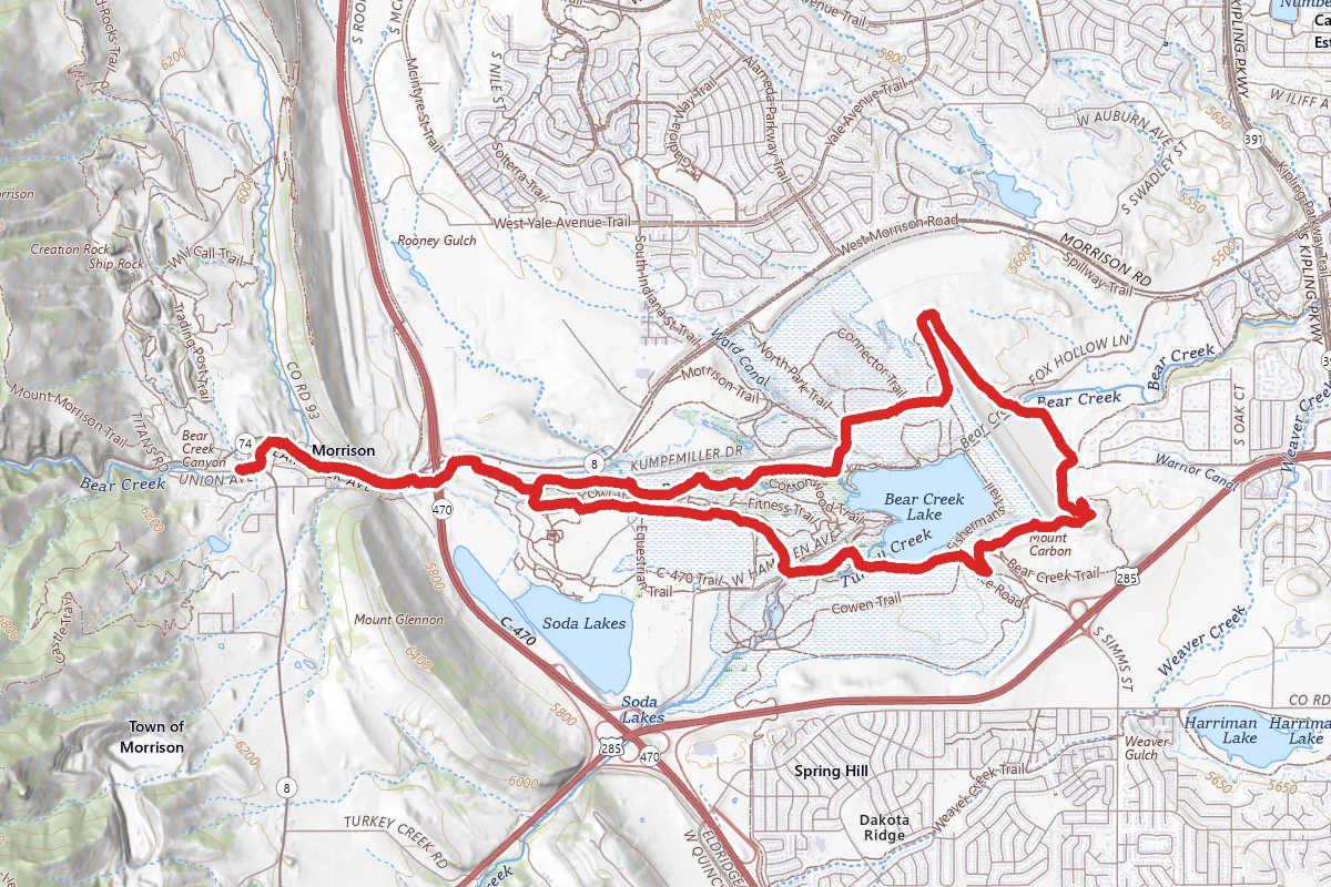 Bear Creek Lake Trail Loop