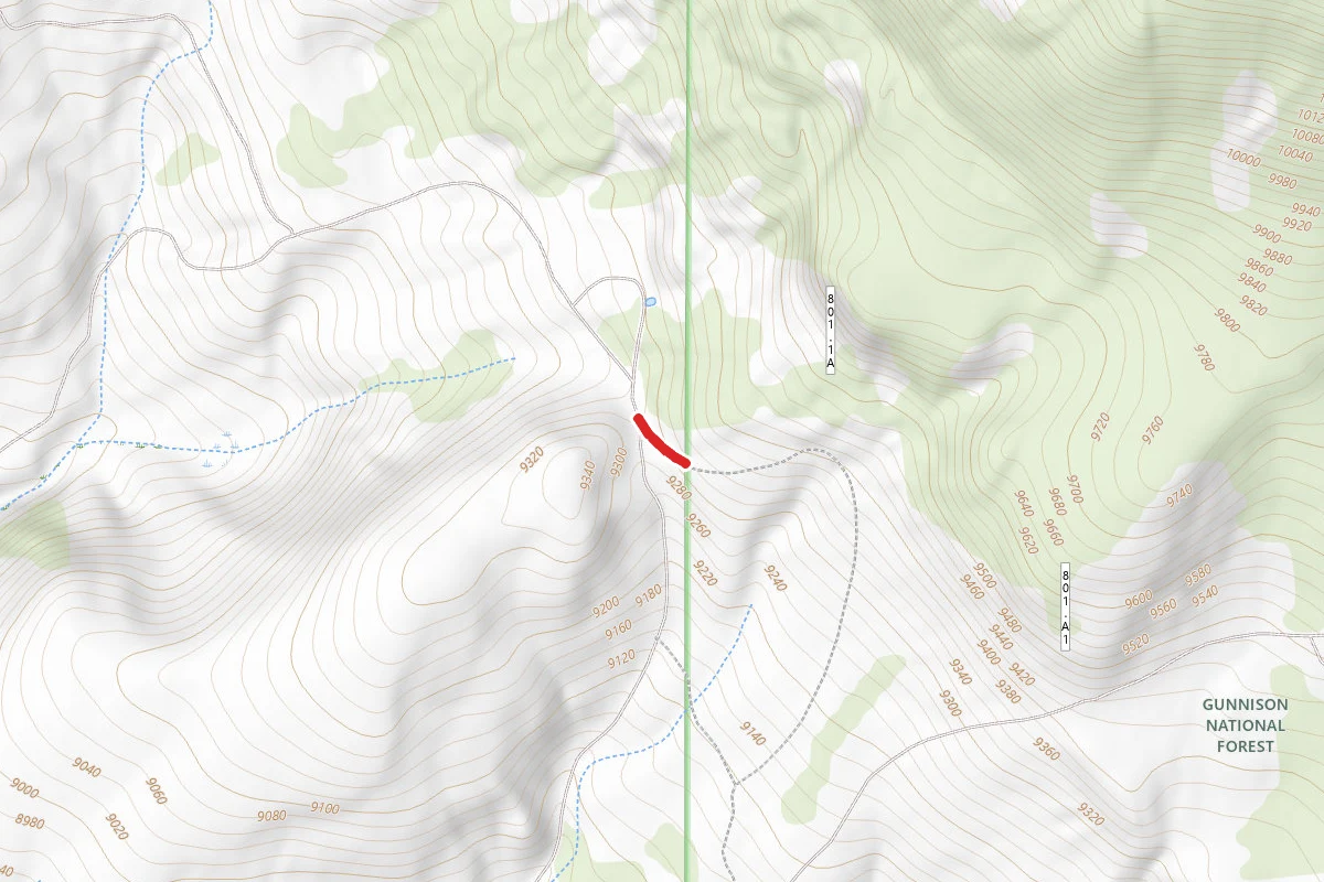 Tomichi Dome Access Road