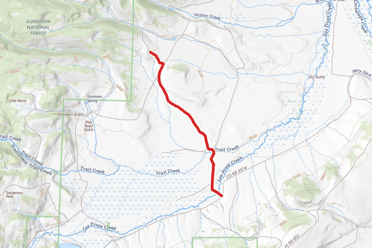 Homestead Road route map