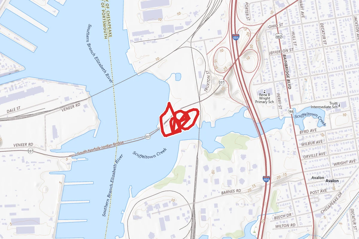 Elizabeth River Park Paths