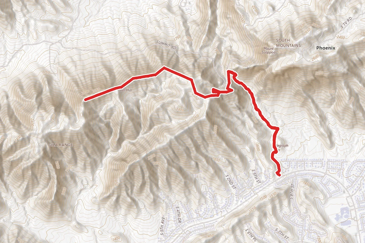 Goat Hill via Telegraph Pass Trail