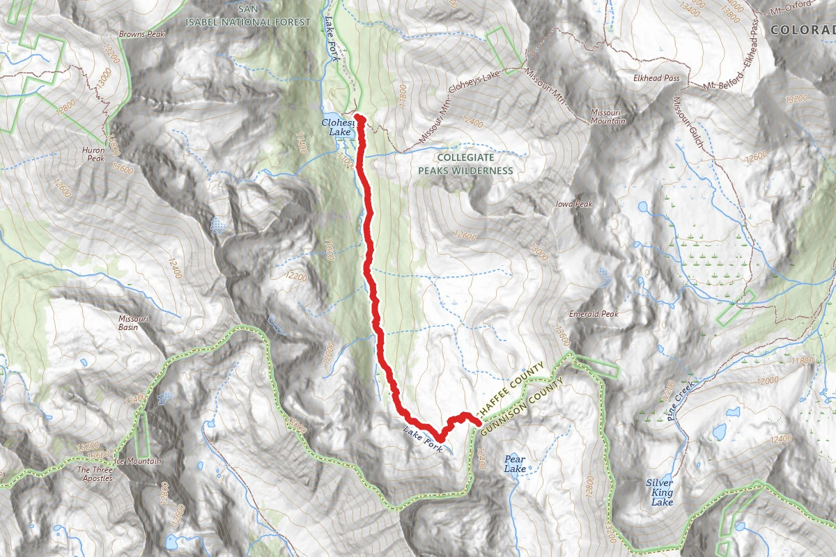 Pear Lake - Clohesy Lake Trail