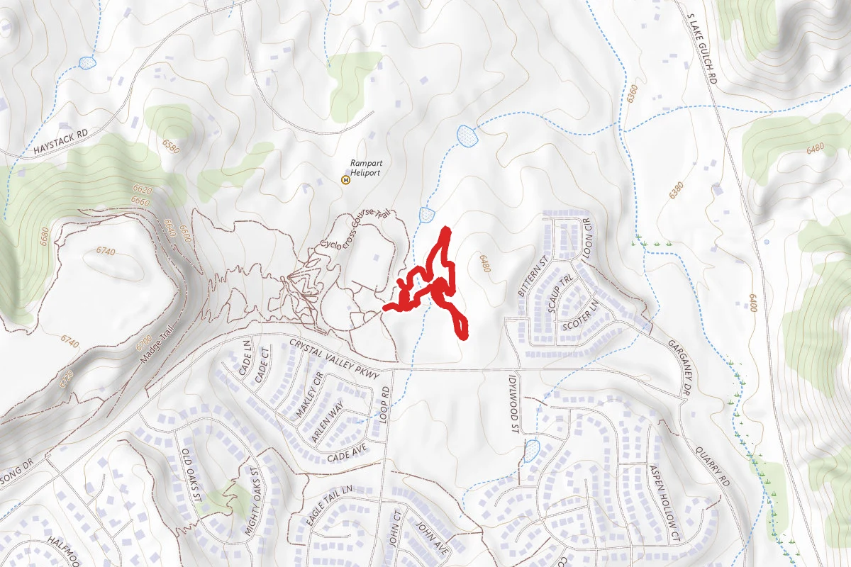 Cyclocross Course Trail