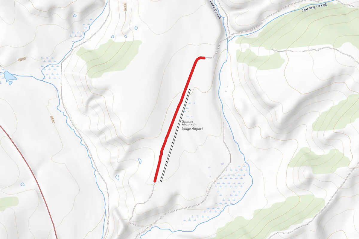 County Road 51Xx route map