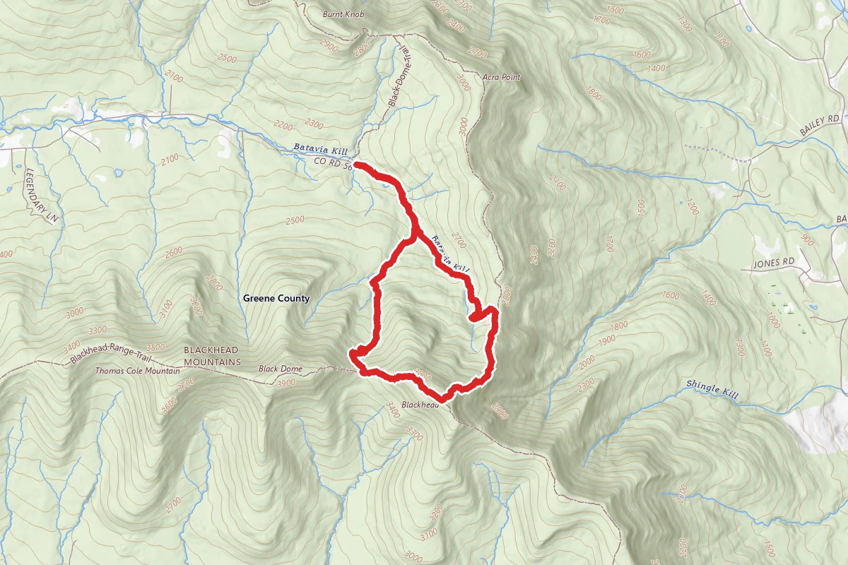 Blackhead Mountain Loop Trail