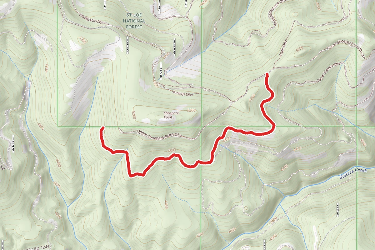Lower Shoepack South Ohv