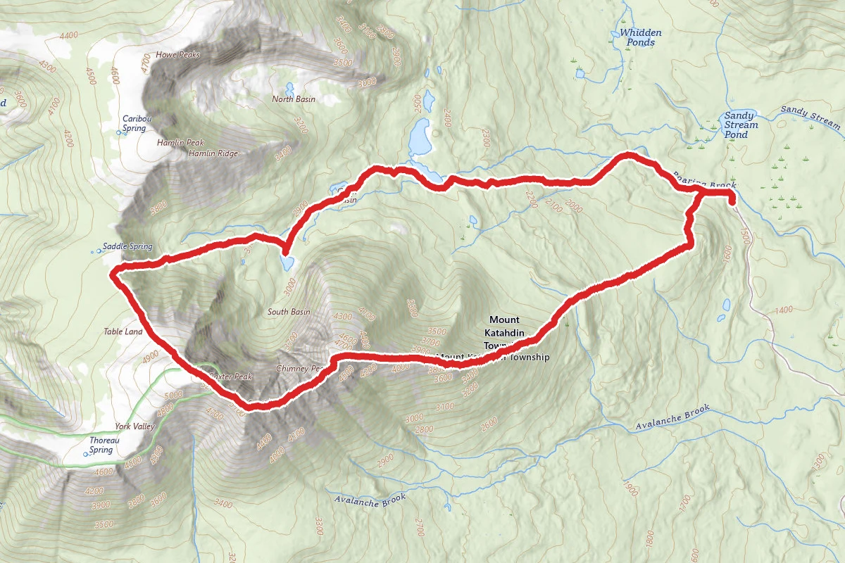 Helon Taylor, Knife Edge, Saddle and Chimney Pond Trail