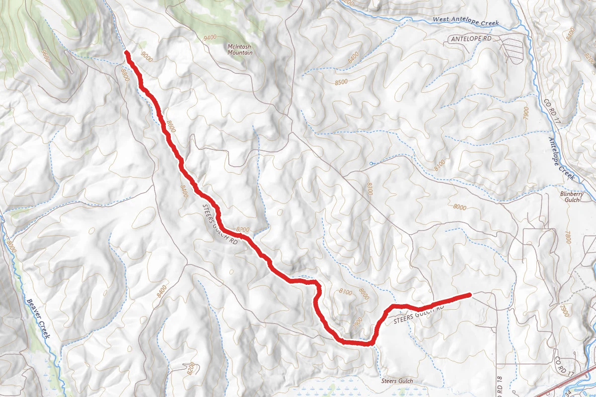 Steers Gulch Road