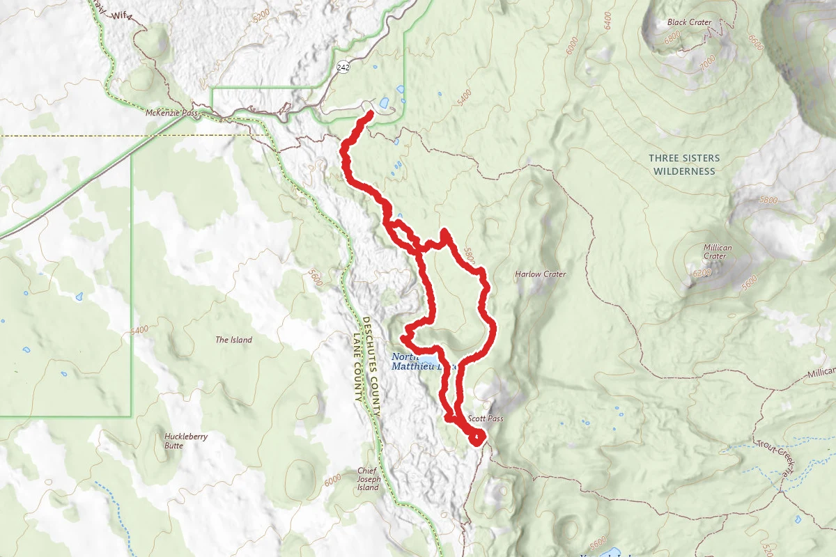 Matthieu Lakes Trail