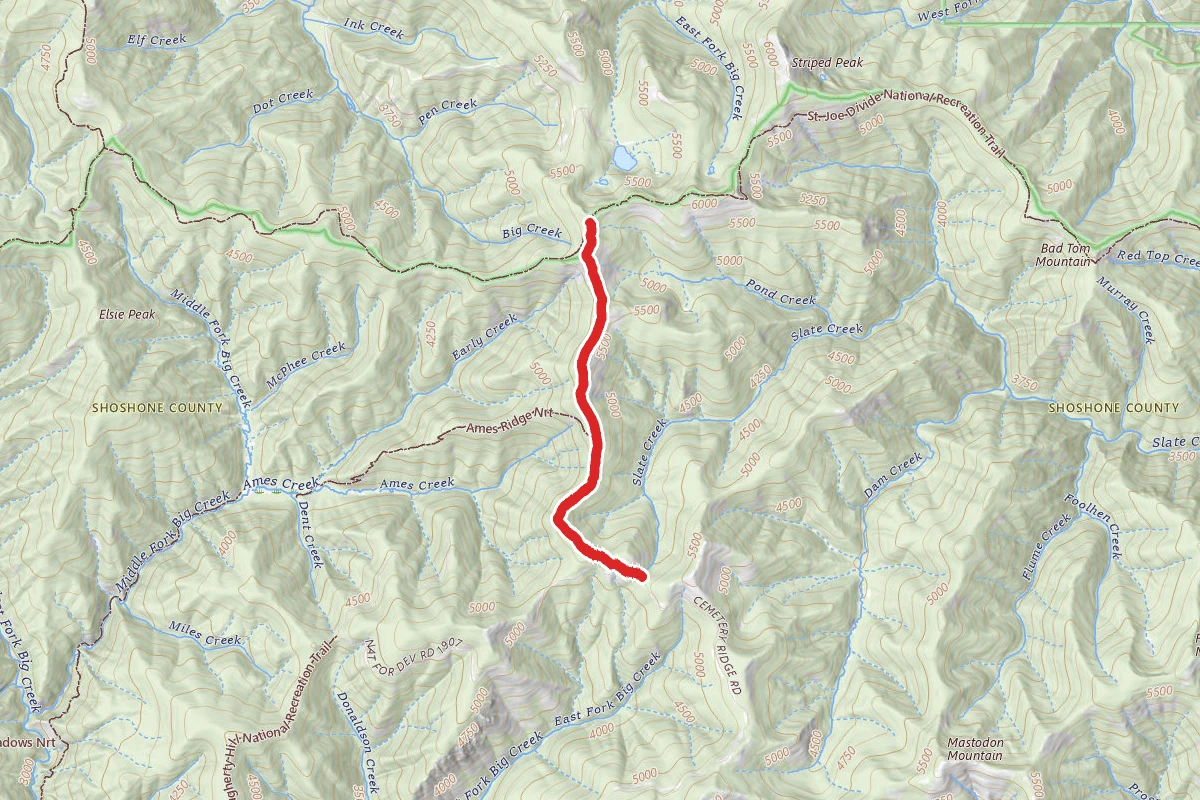 Dam Creek Divide