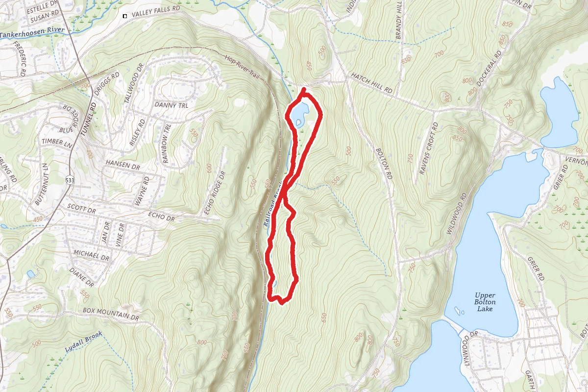 Valley Falls Railroad Brook Trail and Main Road Trail